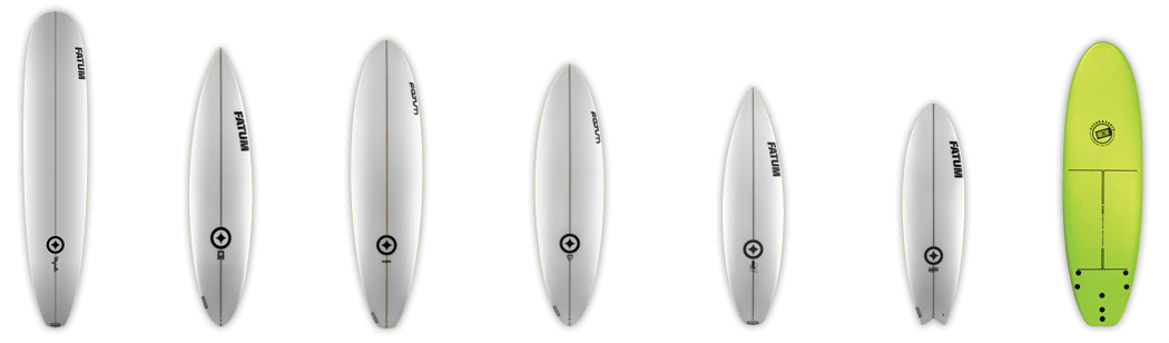 Drop-In-Surfcamp-Portugal-Surfboard-Range